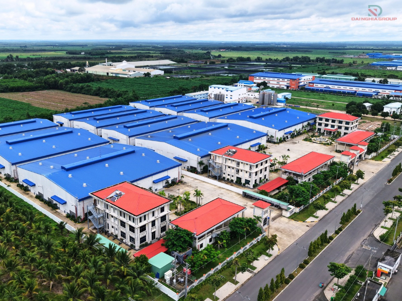 Toàn cảnh nhà máy công nghiệp trong hệ sinh thái dự án của Đại Nghĩa Group